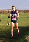 Alyson Dixon on her way to 2nd place in the senior womens North Eastern Cross Country, Champs., Temple Park, South Shields. Photo: David T. Hewitson/Sports for All Pics